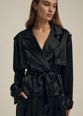 THE CROPPED SATIN CHARLES TRENCH