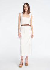 THE PERFECT OPPORTUNITY LINEN DRESS