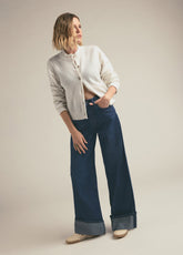 THE SHORTIE MASHA SUPER HIGH RISE CUFFED WIDE LEG